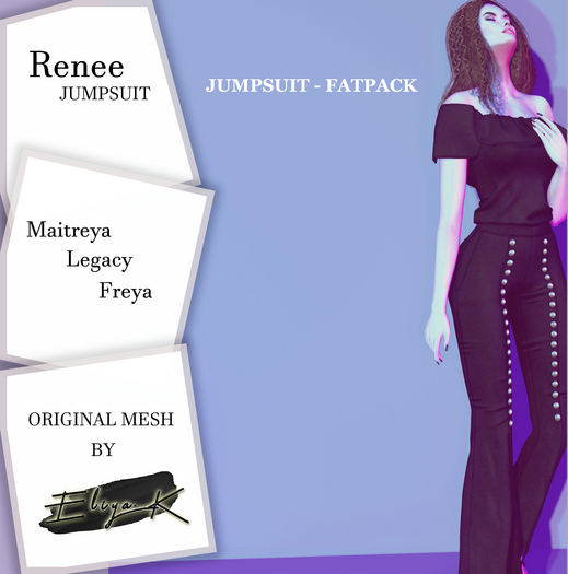 E.K - Renee Jumpsuit - FATPACK {ADD - ME }