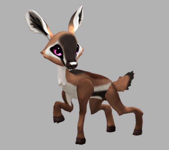 Anty Bubblegum Female No Antlers Fawn Log. Breedable! No food necessary! Make Money!