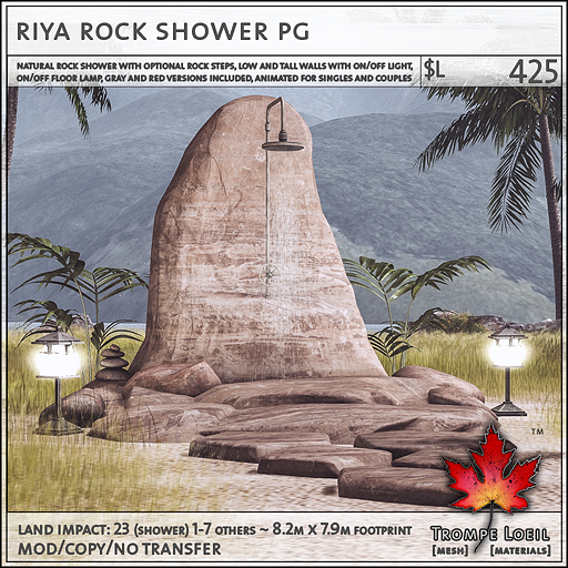 Trompe Loeil - Riya Rock Shower PG [mesh]