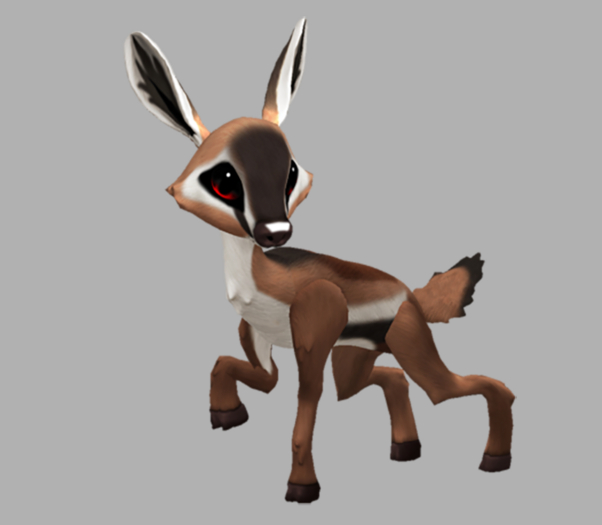 Anty Redlight Male No Antlers Fawn Log. Breedable! No food necessary! Make money!