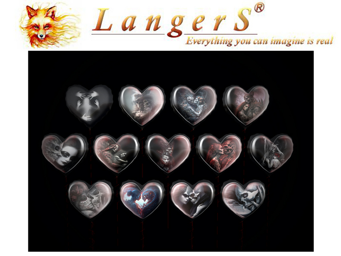 Gothic - Happy Halloween - Balloons