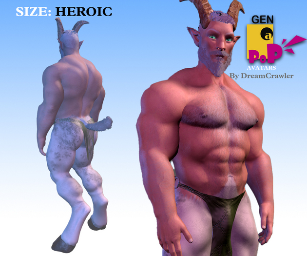 [GENaPOP] Faun - Pan - Satyr (Heroic size)