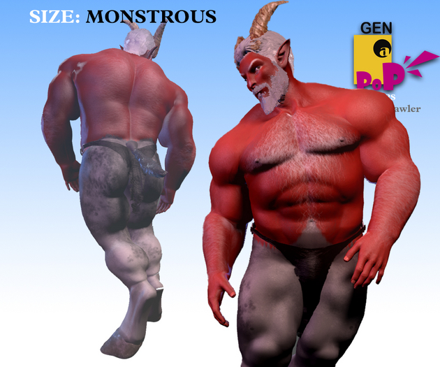 [GENaPOP] Faun - Pan - Satyr (Monstrous size)