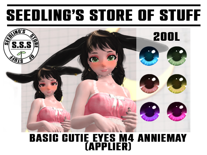 [S.S.S]Basic cutie eyes M4 (applier)