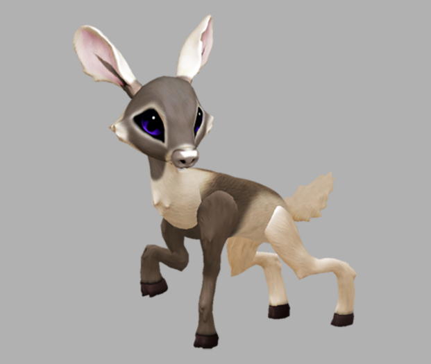 Carbs Indigo Female Deer (DNA) Fawn Log. Breedable! No food necessary! Make Money!