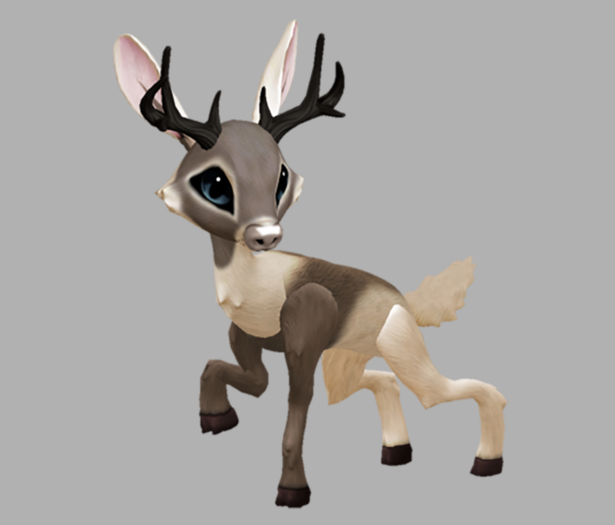 Carbs Slate Male Deer Fawn Log. Breedable! No food necessary! Make Money!