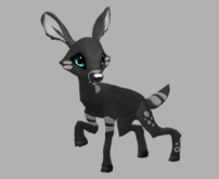 Charky Cyan Female Deer (DNA) Fawn Log. Breedable! No food necessary! Make money!