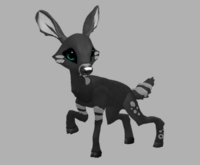 Charky Seafoam Male No Antlers Fawn Log. Breedable! No food necessary! Make money!