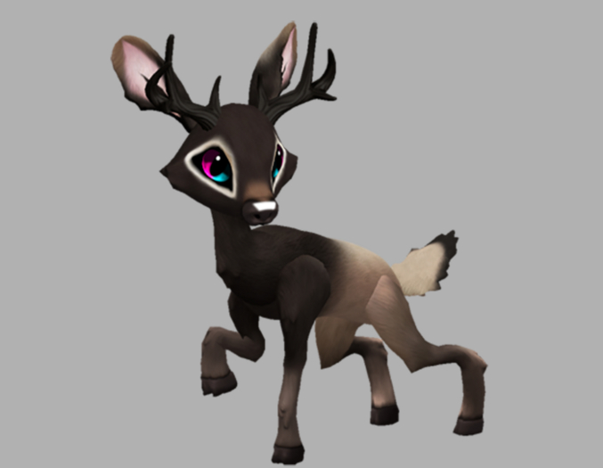 Elky Gensa Male Deer Fawn Log. Breedable! No food necessary! Make Money!