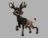 Elky Pyro Male Deer Fawn Log. Breedable! No food necessary! Make Money!