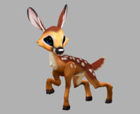 Fawny Ocean Male No Antlers Fawn Log. Breedable! No food necessary! Make money!