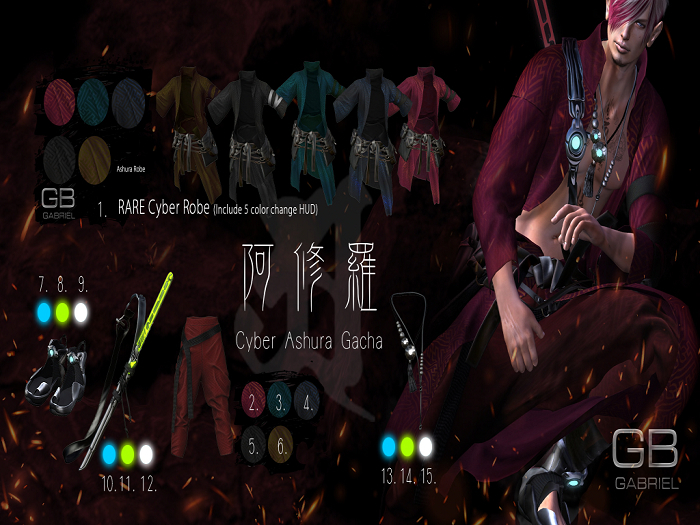 1.::GB:: Cyber Ashura Robe / RARE