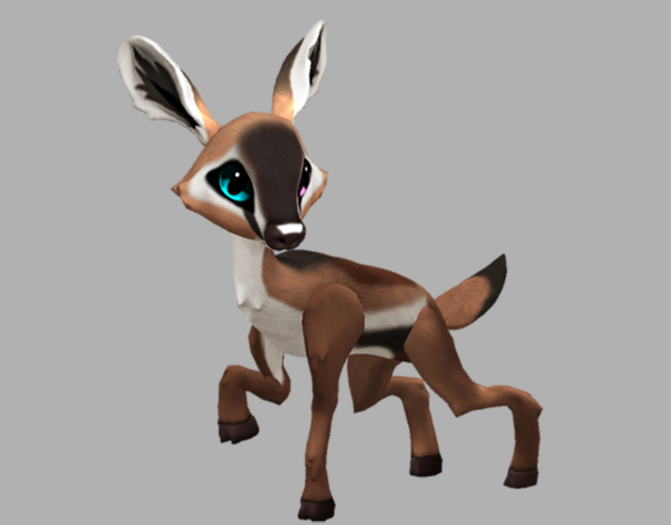 Anty CottonCandy Female Antelope (DNA) Fawn Log. Breedable! No food necessary! Make money!