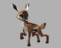 Anty Skylight Male No antlers Fawn Log. Breedable! No food necessary! Make money!