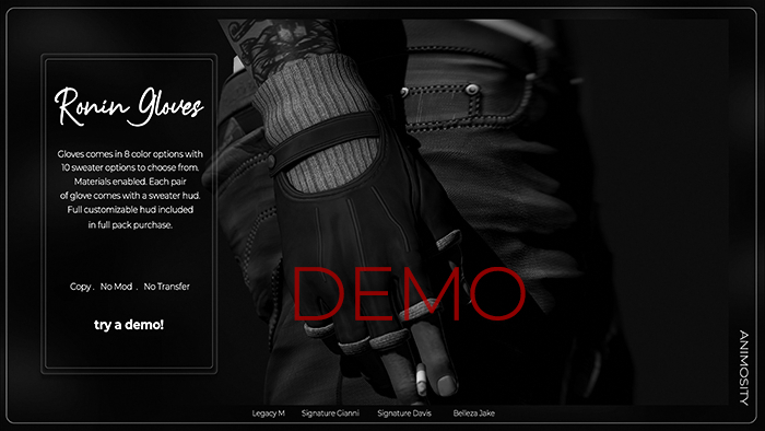 Animosity - Ronin Gloves -  DEMO