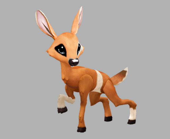 Capra Stellar Female Deer (DNA) Fawn Log. Breedable! No food necessary! Make money!
