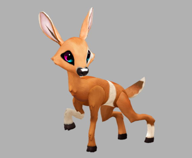 Capra Gensa Female Antelope (DNA) Fawn Log. Breedable! No food necessary! Make money!