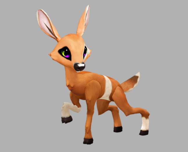 Capra Ectoplasm Female Deer (DNA) Fawn Log. Breedable! No food necessary! Make money!