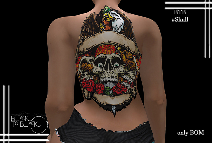 BTB Store Tattoo#Skull