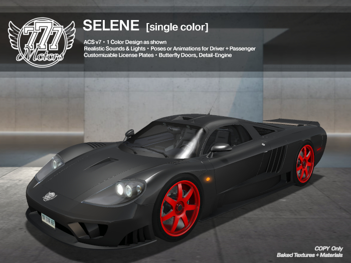 [777] SELENE - Black (Add)