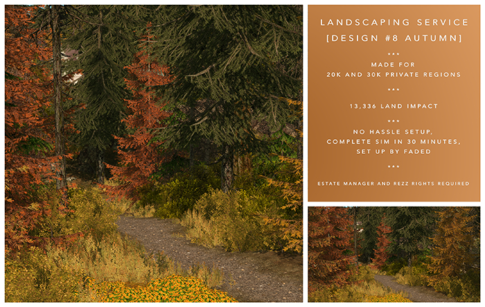 [F] Prefab Landscape 8 - Pine Hill (AUTUMN)