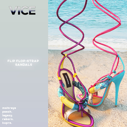 VICE. Flip Flop-Strap Sandals in "Exclusive Bundle"