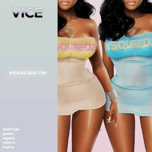 VICE. Keiarie Bra Top in "Exclusive Bundle"