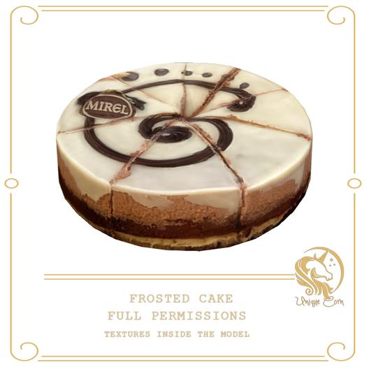 Full Perm Frosted Cake