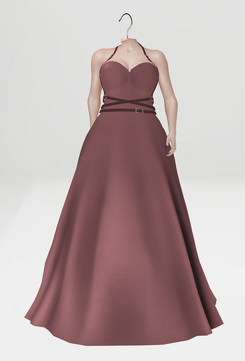 BACANAL-ADELE-Harness formal gown-PINK