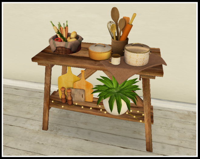 Woodland kitchen clutter