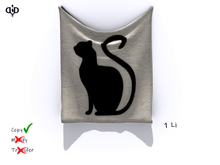 Home:.  Wall Cloth Black Cat