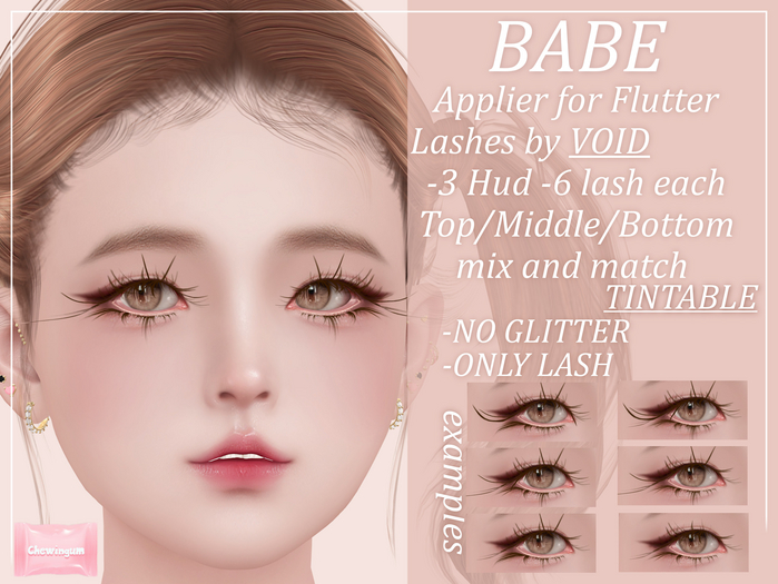 Chewingum BABE EYELASH APPLIER FOR VOID FLUTTER EYELASH BOX
