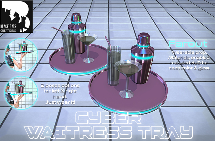 [BCC] Cyber Waitress Tray - Farout - ADD ME