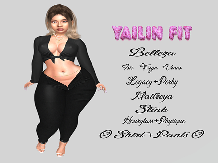 {Be♥You♥Tiful} Yailin Black Fit