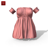 Peachy Ruffle Dress Kupra Kups Reborn