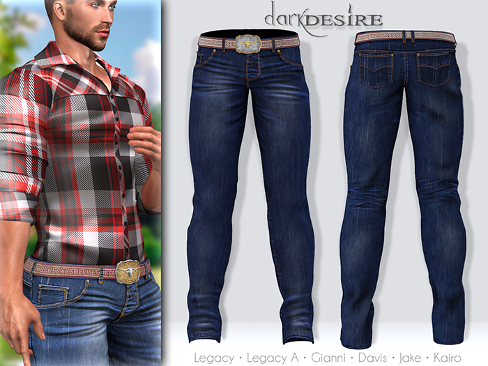 [[dD]] Trevino Jeans - 03 Navy - Mexican Norteño Cowboy