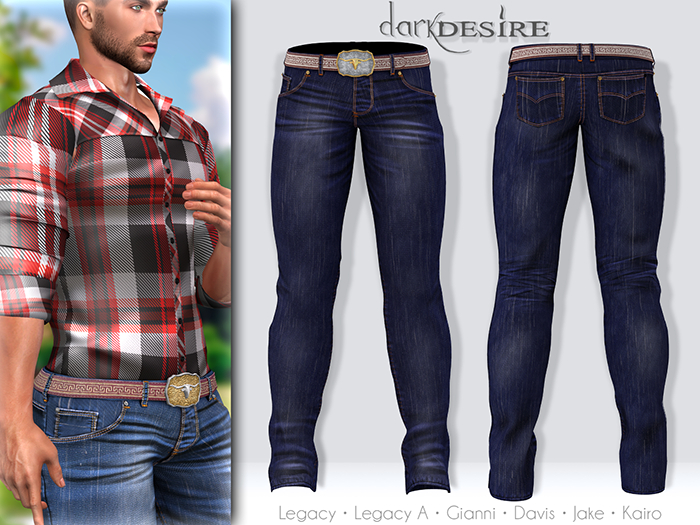 [[dD]] Trevino Jeans - 09 Midnight - Mexican Norteño Cowboy