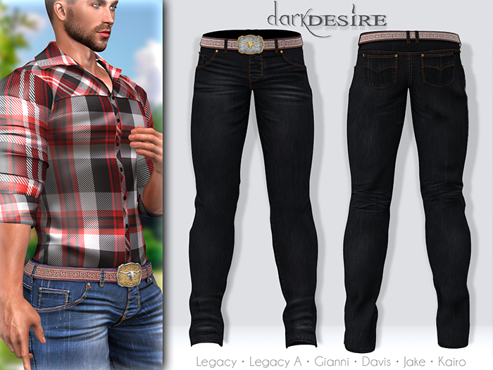 [[dD]] Trevino Jeans - 12 Black Mexican Norteño Cowboy