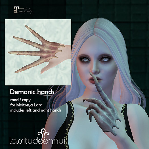lassitude & ennui - Demonic hands light flesh