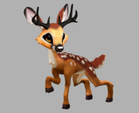 Fawny Pyro Male Deer Fawn Log. Breedable! No food necessary! Make money!