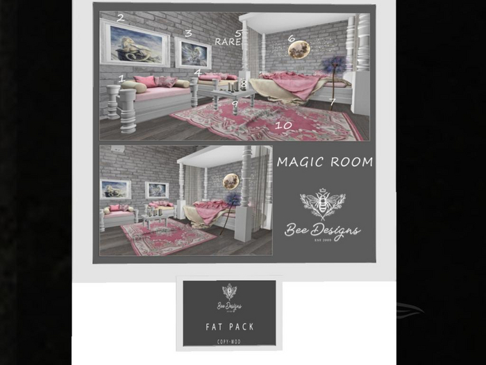 05 Bee Designs Magic room RARE