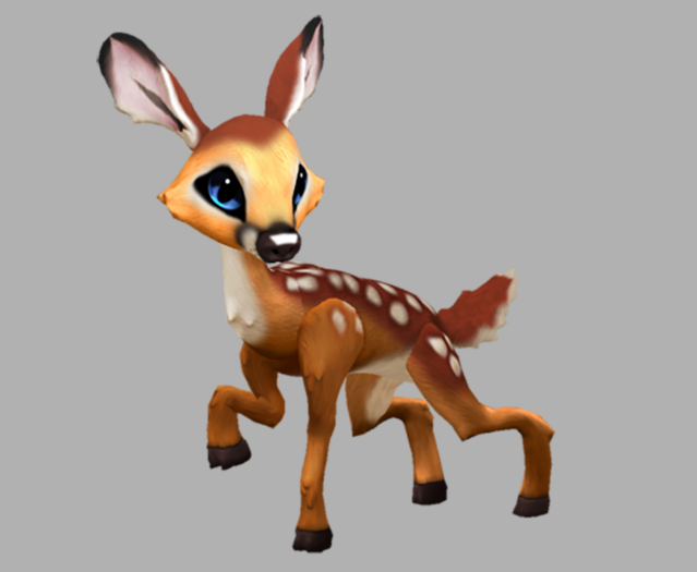 Fawny Sky Male No Antlers Fawn Log. Breedable! No food necessary! Make money!