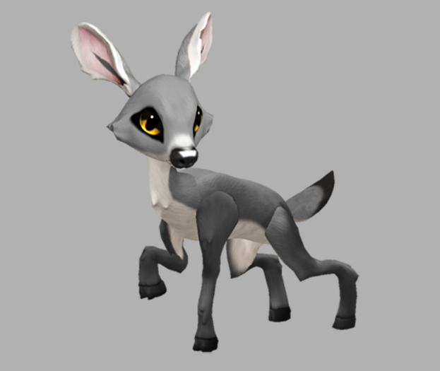Silvy Gold Female Antelope (DNA) Fawn Log. Breedable! No food necessary! Make money!