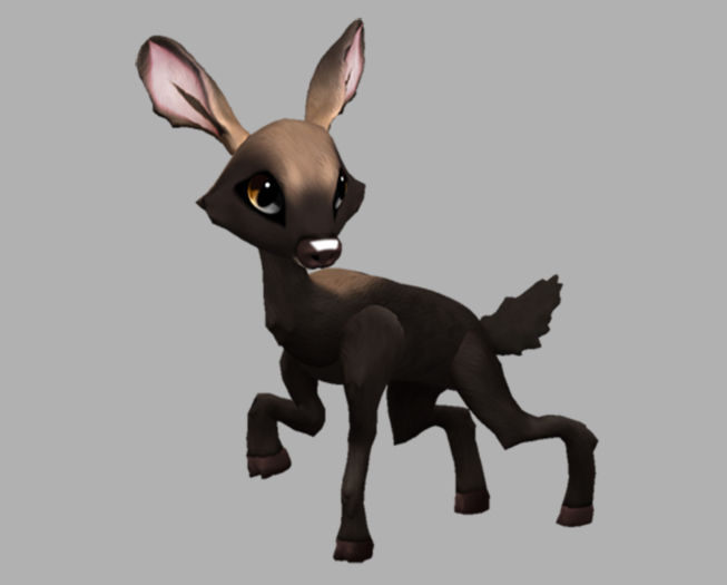 Mousse Dawnlight Male No Antlers Fawn Log. Breedable! No food necessary! Make money!