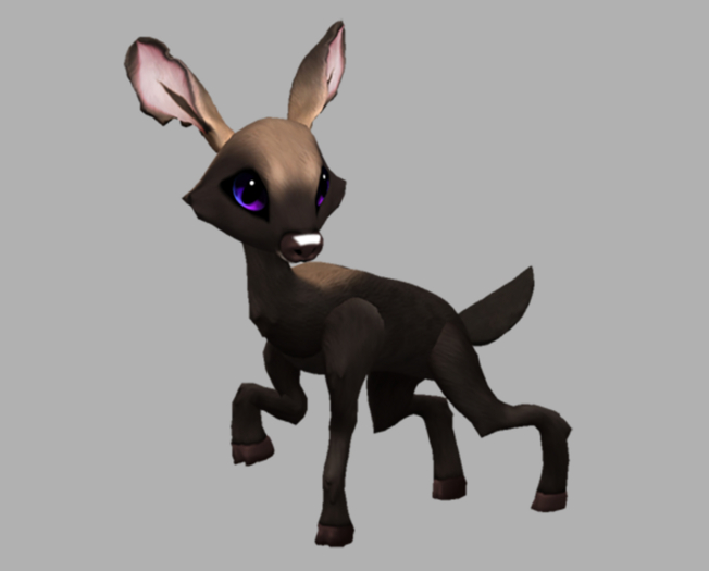 Mousse Violet Female YellowLights (DNA) Fawn Log. Breedable! No food necessary! Make Money!