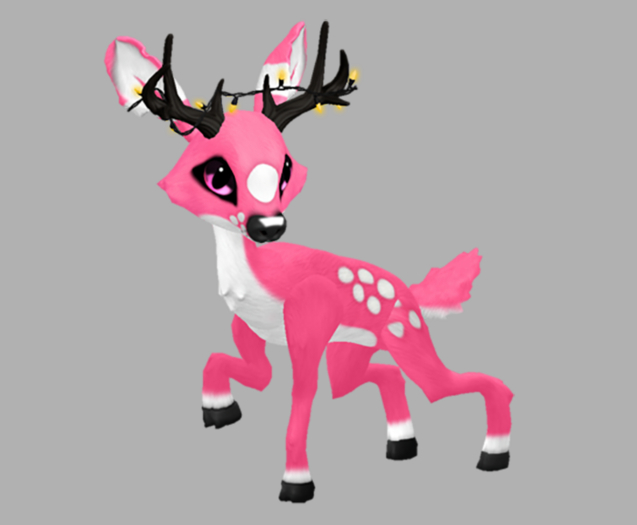 Passion Bubblegum Male YellowLights Fawn Log. Breedable! No food necessary! Make money!