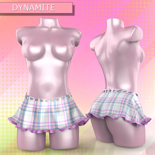 Pink Plaid Skirt GenX