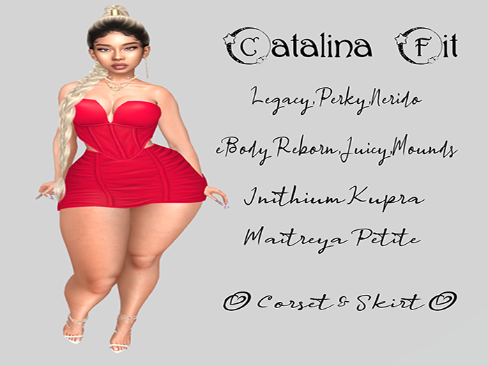 {Be♥You♥Tiful} Catalina STRAWBERRY Fit