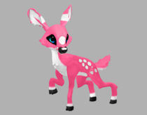 Passion Splashy Female No Antlers Fawn Log. Breedable! No food necessary! Make Money!