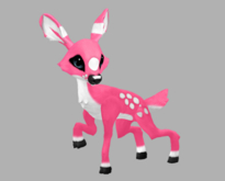 Passion Slate Male No Antlers Fawn Log. Breedable! No food necessary! Make Money!
